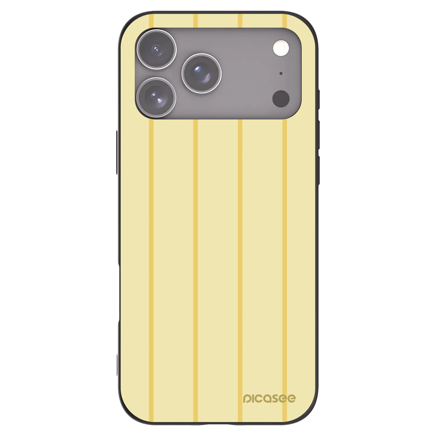 Picasee Μαύρη θήκη σιλικόνης για Apple iPhone 17 Pro Max - Liquid sunshine