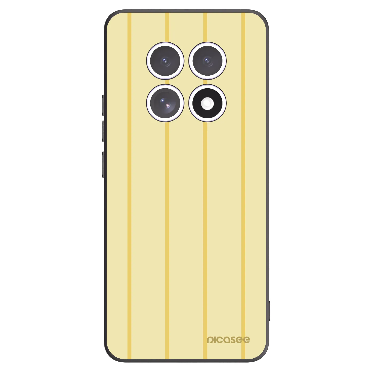 Picasee Μαύρη θήκη σιλικόνης για Xiaomi Redmi Note 15 4G - Liquid sunshine