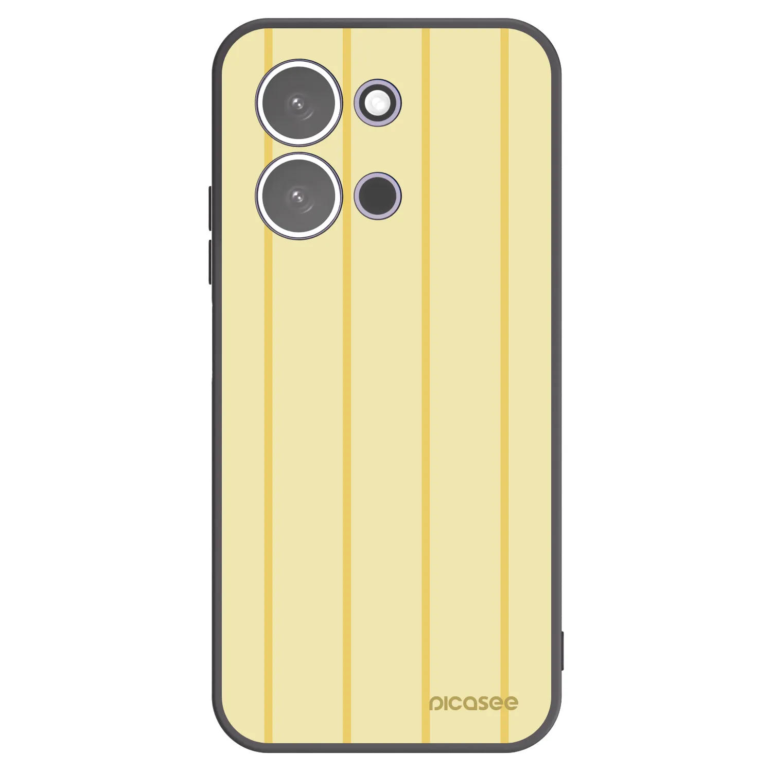Picasee Μαύρη θήκη σιλικόνης για Xiaomi Redmi 15C 5G - Liquid sunshine
