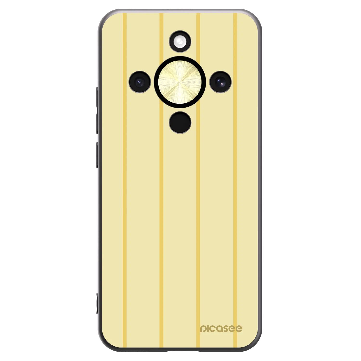 Picasee Μαύρη θήκη σιλικόνης για Honor Magic8 Lite 5G - Liquid sunshine
