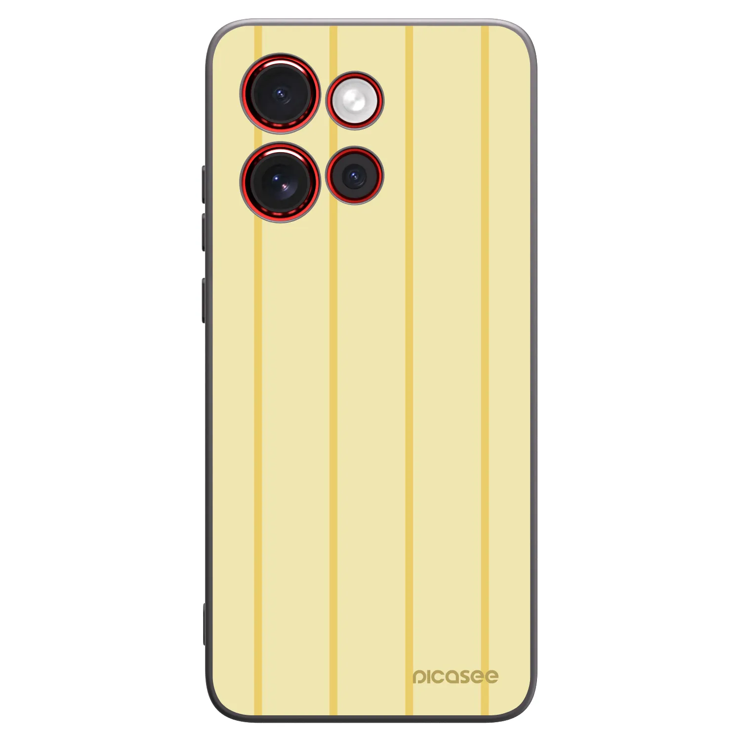 Picasee Μαύρη θήκη σιλικόνης για Motorola Edge 60 Neo 5G - Liquid sunshine