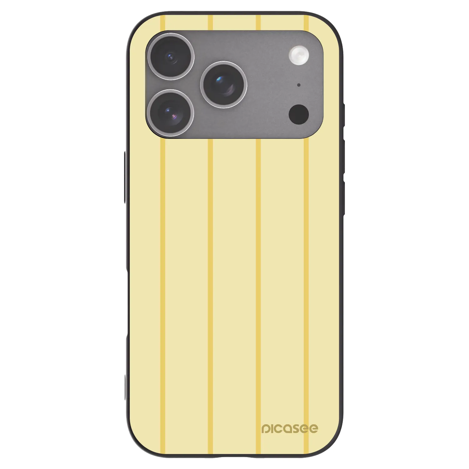 Picasee Μαύρη θήκη σιλικόνης για Apple iPhone 18 Pro - Liquid sunshine