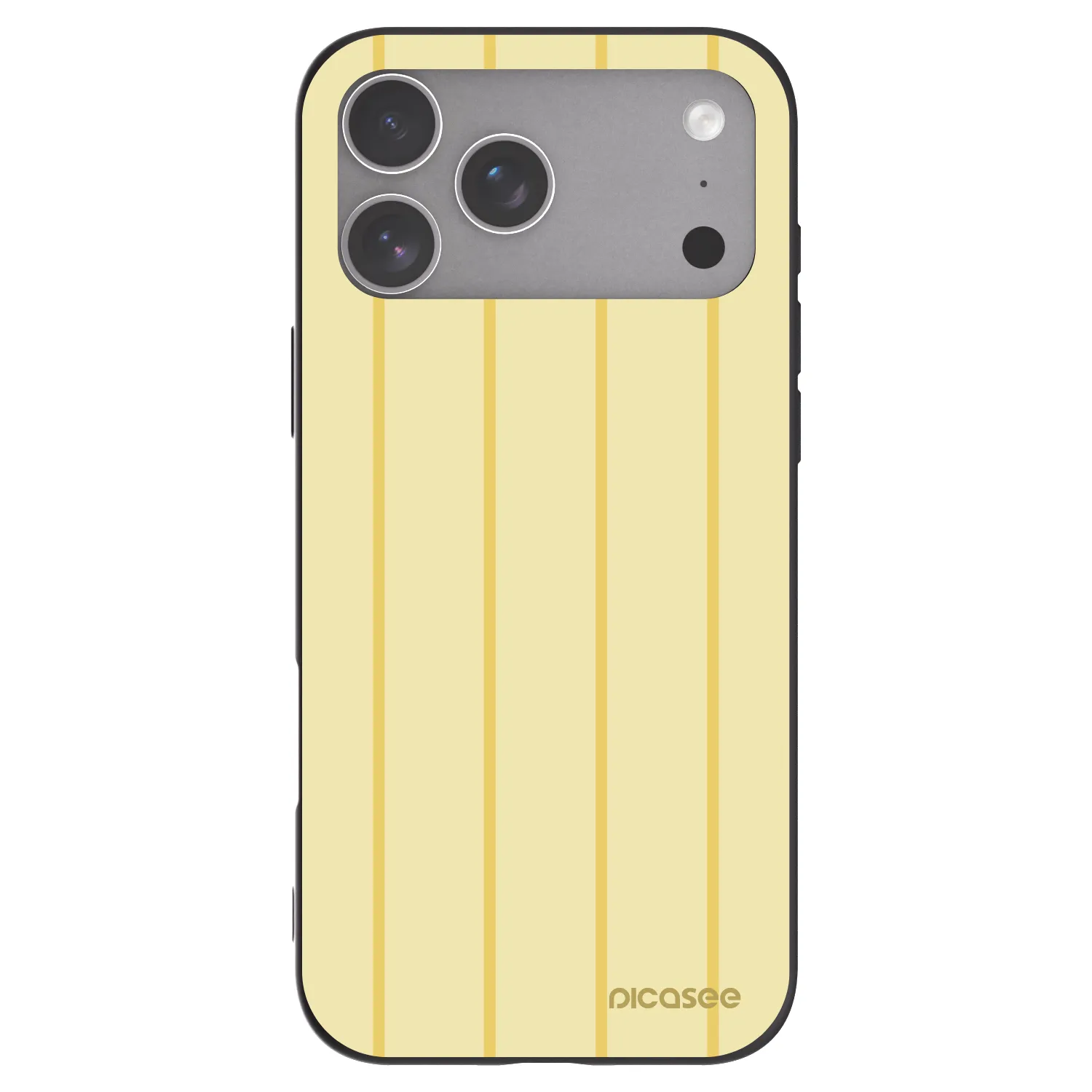 Picasee Μαύρη θήκη σιλικόνης για Apple iPhone 18 Pro Max - Liquid sunshine