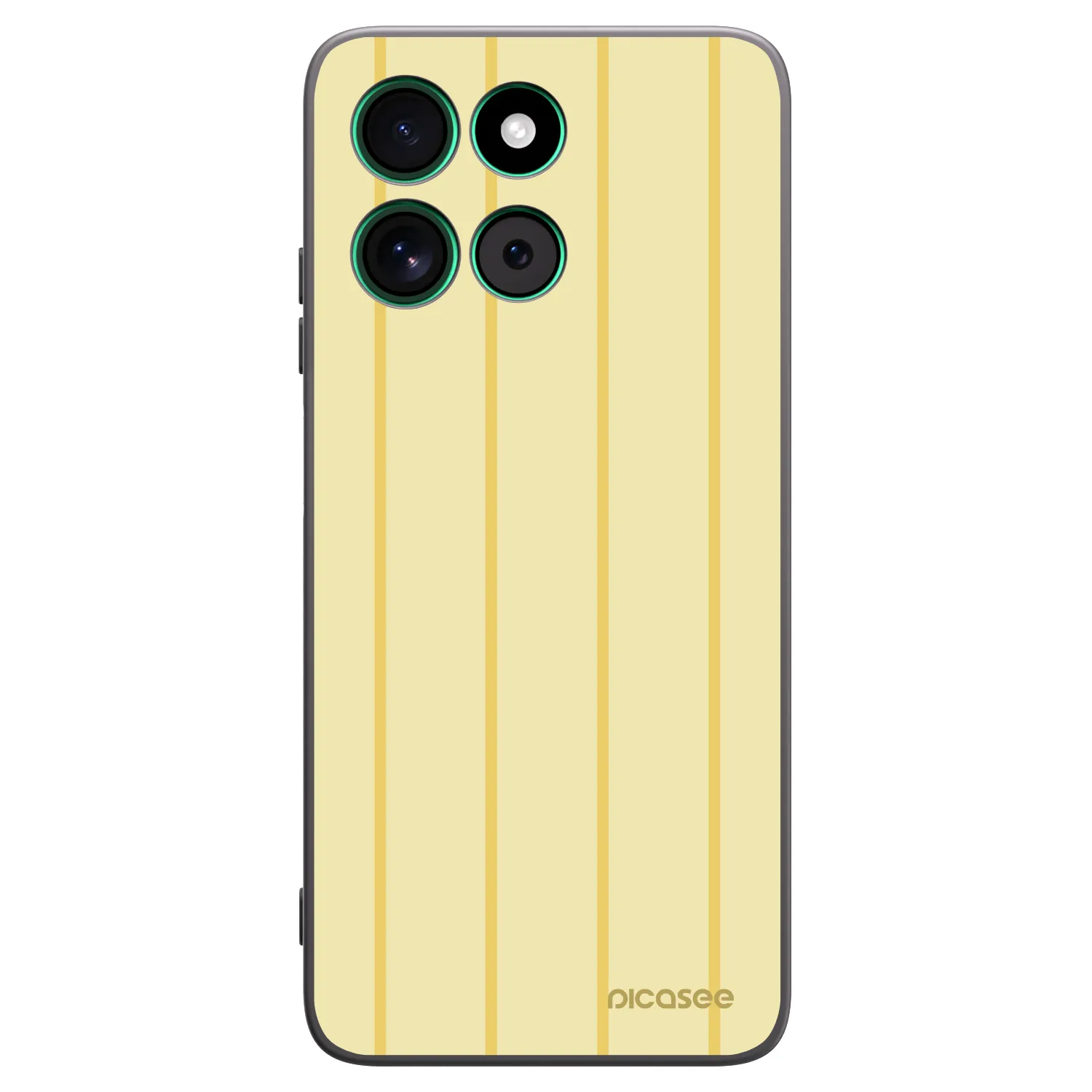Picasee Μαύρη θήκη σιλικόνης για Motorola Moto G57 Power - Liquid sunshine