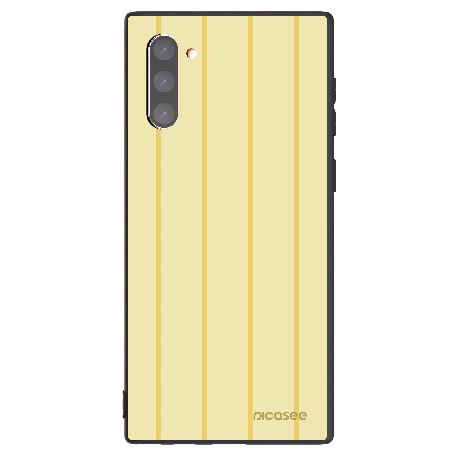 Picasee Μαύρη θήκη σιλικόνης για Samsung Galaxy Note 10 N970F - Liquid sunshine