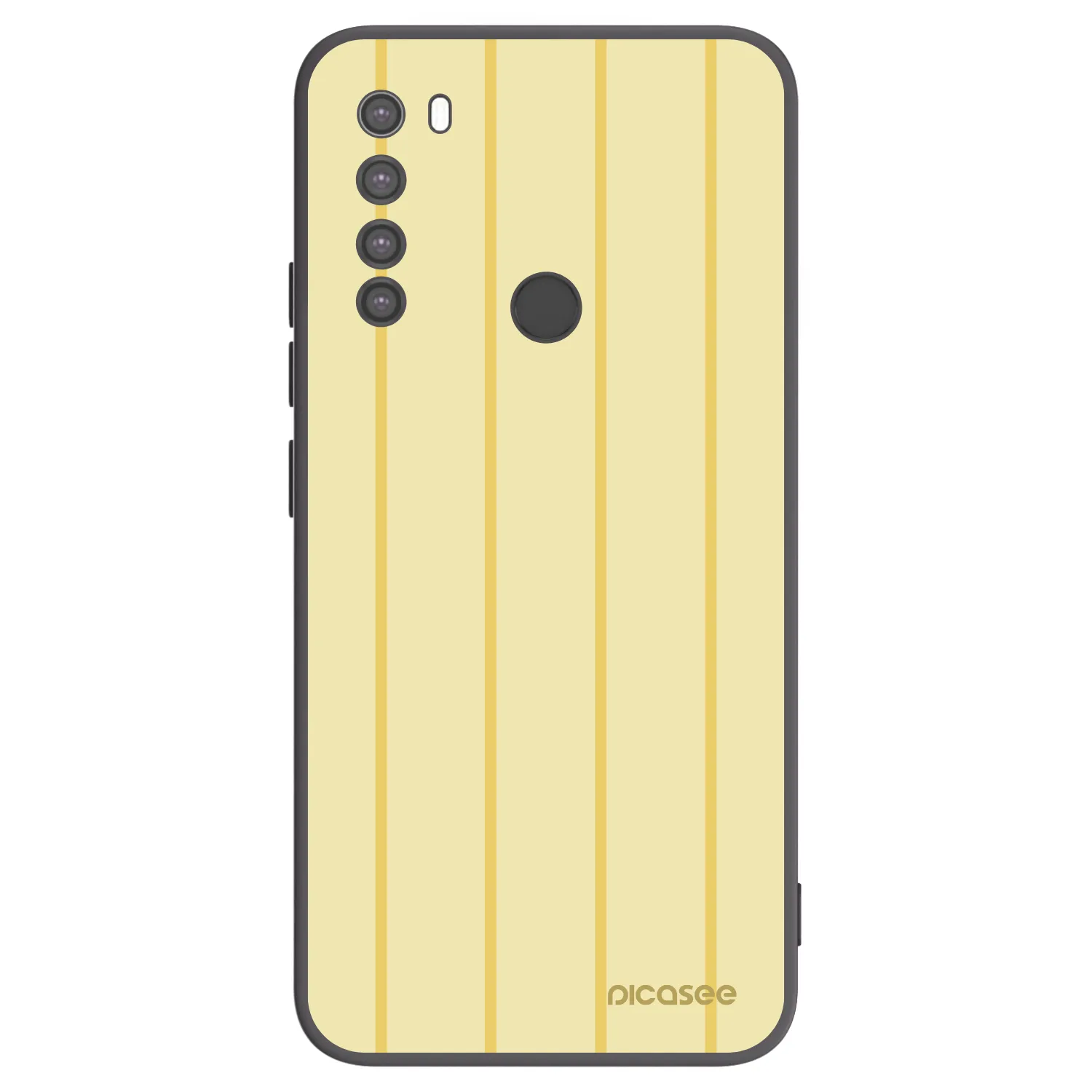 Picasee Μαύρη θήκη σιλικόνης για Xiaomi Redmi Note 8 - Liquid sunshine