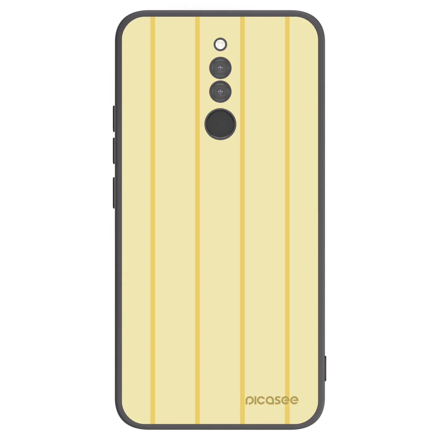Picasee Μαύρη θήκη σιλικόνης για Xiaomi Redmi 8 - Liquid sunshine