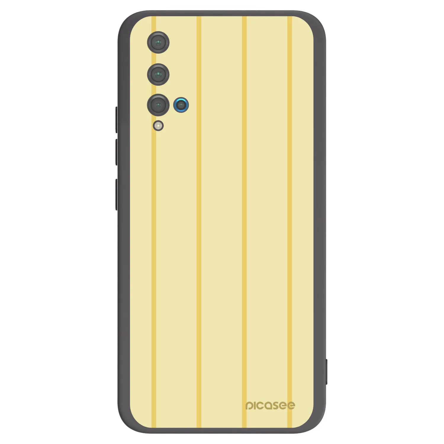 Picasee Μαύρη θήκη σιλικόνης για Huawei Nova 5T - Liquid sunshine