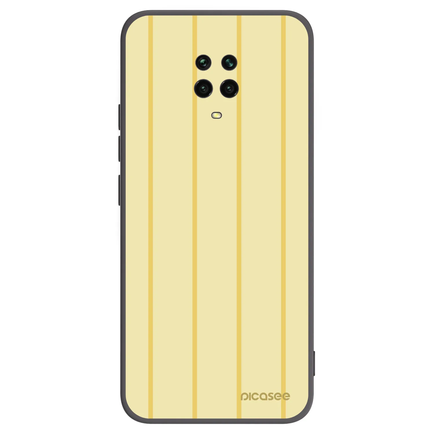 Picasee Μαύρη θήκη σιλικόνης για Xiaomi Redmi Note 9 Pro - Liquid sunshine