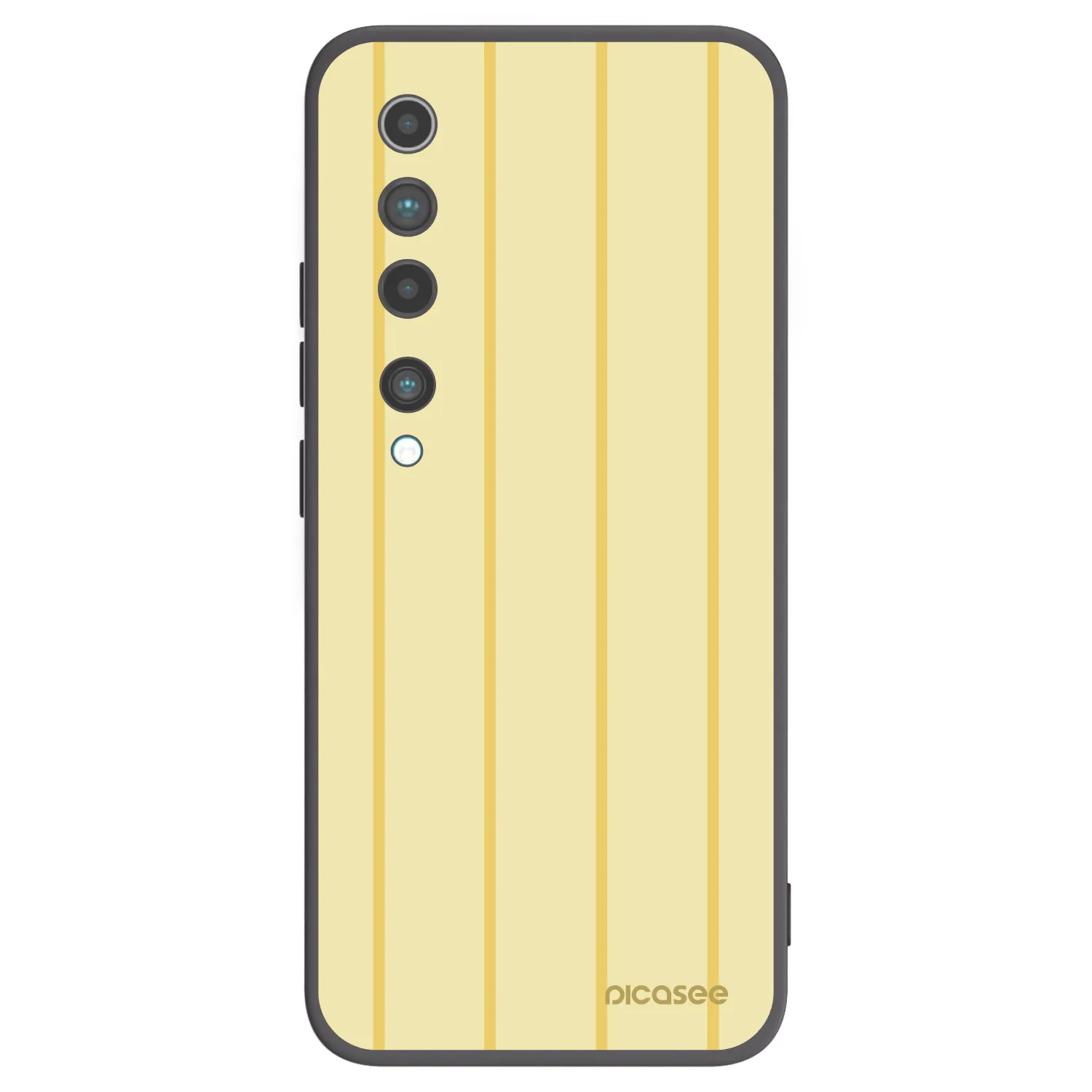 Picasee Μαύρη θήκη σιλικόνης για Xiaomi Mi 10 - Liquid sunshine