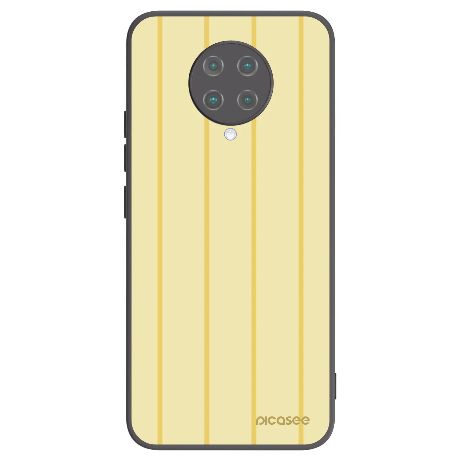 Picasee Μαύρη θήκη σιλικόνης για Xiaomi Poco F2 Pro - Liquid sunshine