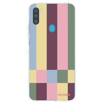 Picasee διαφανής θήκη σιλικόνης Samsung Galaxy M11 - Lobby tiles