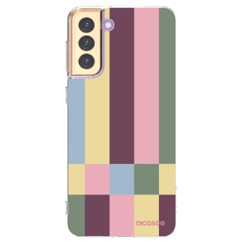 Picasee διαφανής θήκη σιλικόνης Samsung Galaxy S21+ 5G G996F - Lobby tiles