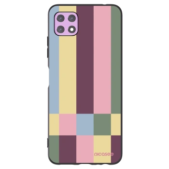 Picasee Μαύρη θήκη σιλικόνης για Samsung Galaxy A22 A226B 5G - Lobby tiles