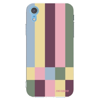 Picasee διαφανής θήκη σιλικόνης Apple iPhone XR - Lobby tiles