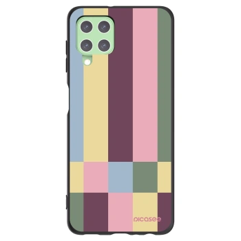 Picasee Μαύρη θήκη σιλικόνης για Samsung Galaxy A22 A225F 4G - Lobby tiles