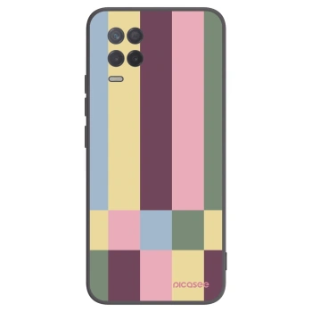 Picasee Μαύρη θήκη σιλικόνης για Realme 8 5G - Lobby tiles