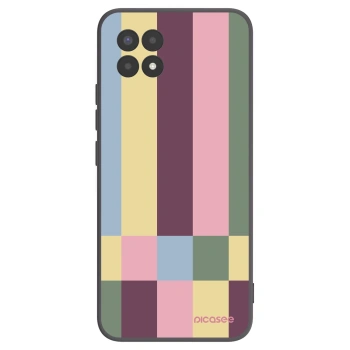 Picasee Μαύρη θήκη σιλικόνης για Realme 8i - Lobby tiles