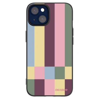 Picasee Μαύρη θήκη σιλικόνης για Apple iPhone 14 - Lobby tiles