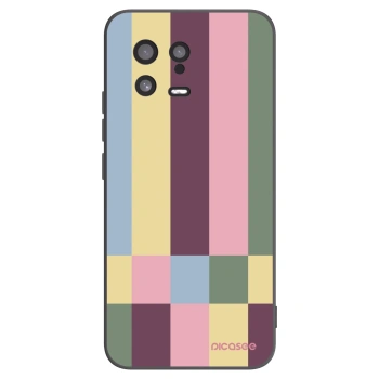 Picasee Μαύρη θήκη σιλικόνης για Xiaomi 13 - Lobby tiles