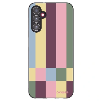 Picasee Μαύρη θήκη σιλικόνης για Samsung Galaxy A14 4G A145R - Lobby tiles