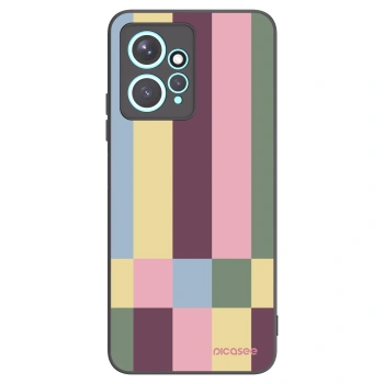 Picasee Μαύρη θήκη σιλικόνης για Xiaomi Redmi Note 12 4G - Lobby tiles
