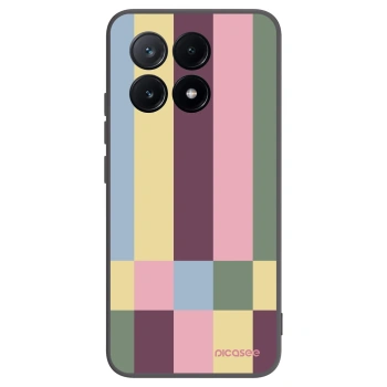 Picasee Μαύρη θήκη σιλικόνης για Xiaomi Poco X6 Pro - Lobby tiles