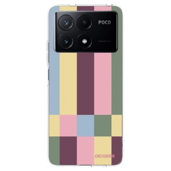 Picasee διαφανής θήκη σιλικόνης Xiaomi Poco X6 Pro - Lobby tiles