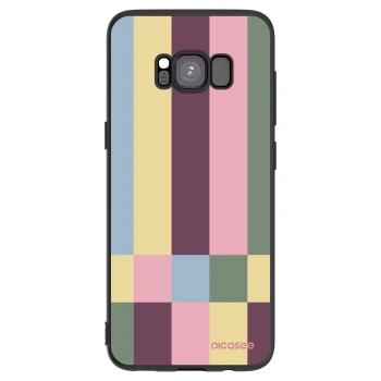 Picasee Μαύρη θήκη σιλικόνης για Samsung Galaxy S8 G950F - Lobby tiles