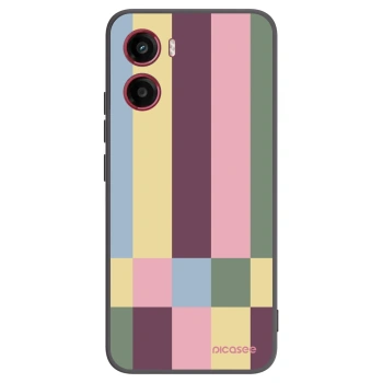 Picasee Μαύρη θήκη σιλικόνης για Motorola Moto G05 - Lobby tiles