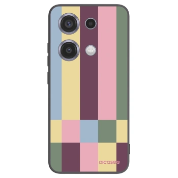 Picasee Μαύρη θήκη σιλικόνης για Xiaomi Redmi Note 14S - Lobby tiles