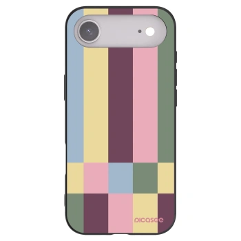 Picasee Μαύρη θήκη σιλικόνης για Apple iPhone Air - Lobby tiles