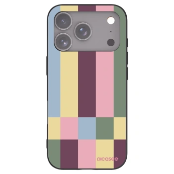 Picasee Μαύρη θήκη σιλικόνης για Apple iPhone 17 Pro - Lobby tiles