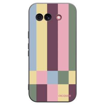 Picasee Μαύρη θήκη σιλικόνης για Google Pixel 10a - Lobby tiles