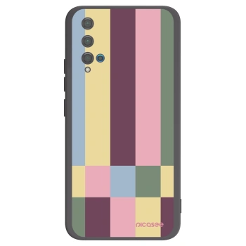 Picasee Μαύρη θήκη σιλικόνης για Huawei Nova 5T - Lobby tiles