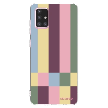 Picasee διαφανής θήκη σιλικόνης Samsung Galaxy A71 A715F - Lobby tiles