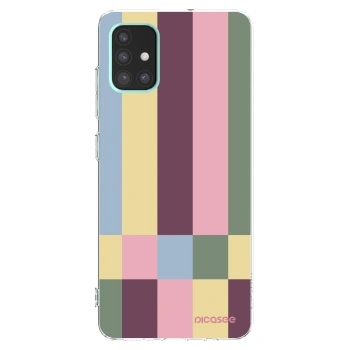 Picasee διαφανής θήκη σιλικόνης Samsung Galaxy A51 A515F - Lobby tiles