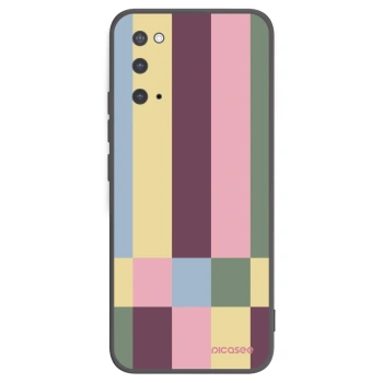 Picasee Μαύρη θήκη σιλικόνης για Samsung Galaxy S20 G980F - Lobby tiles