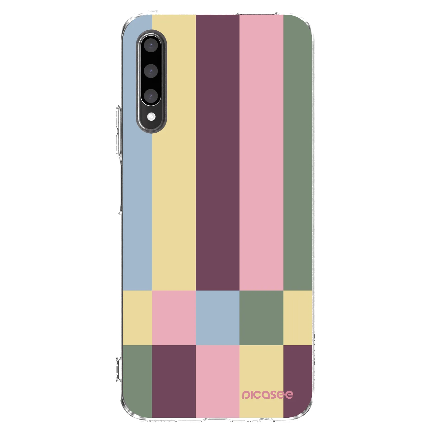 Picasee διαφανής θήκη σιλικόνης Honor 9X Pro - Lobby tiles