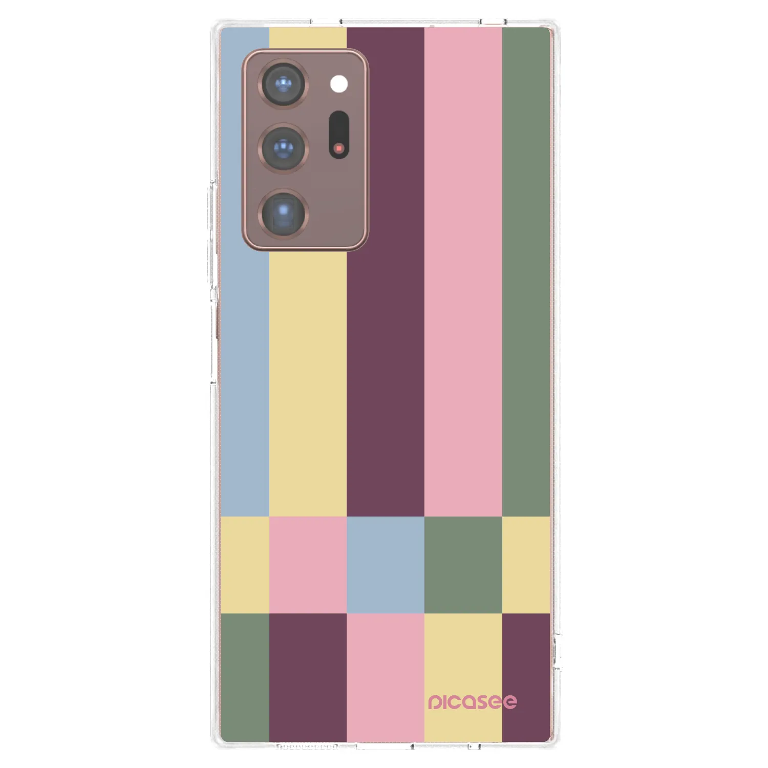 Picasee διαφανής θήκη σιλικόνης Samsung Galaxy Note 20 Ultra - Lobby tiles