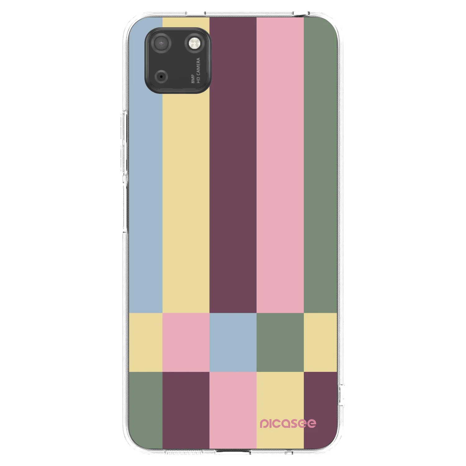 Picasee διαφανής θήκη σιλικόνης Huawei Y5P - Lobby tiles