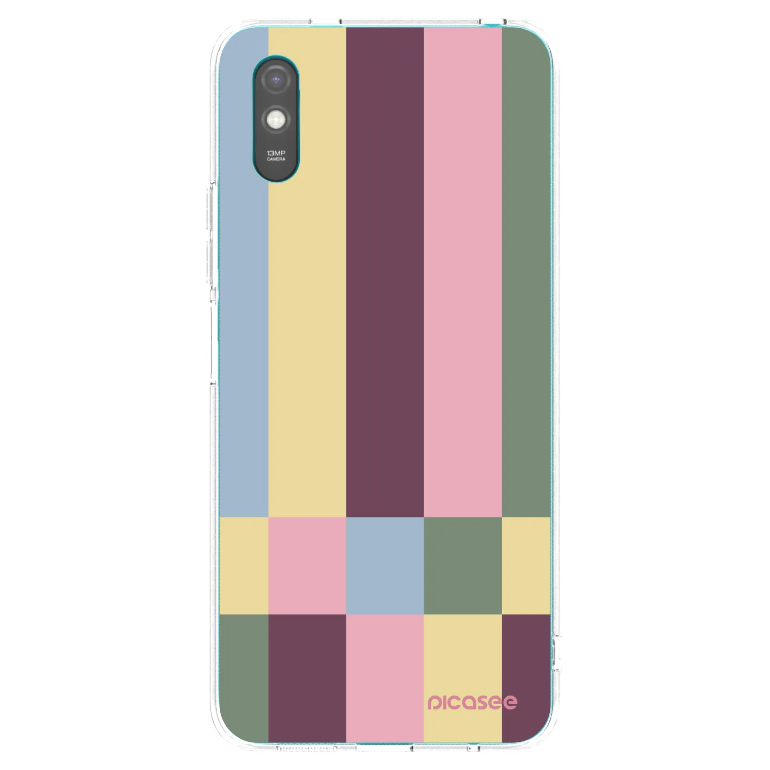 Picasee διαφανής θήκη σιλικόνης Xiaomi Redmi 9A - Lobby tiles