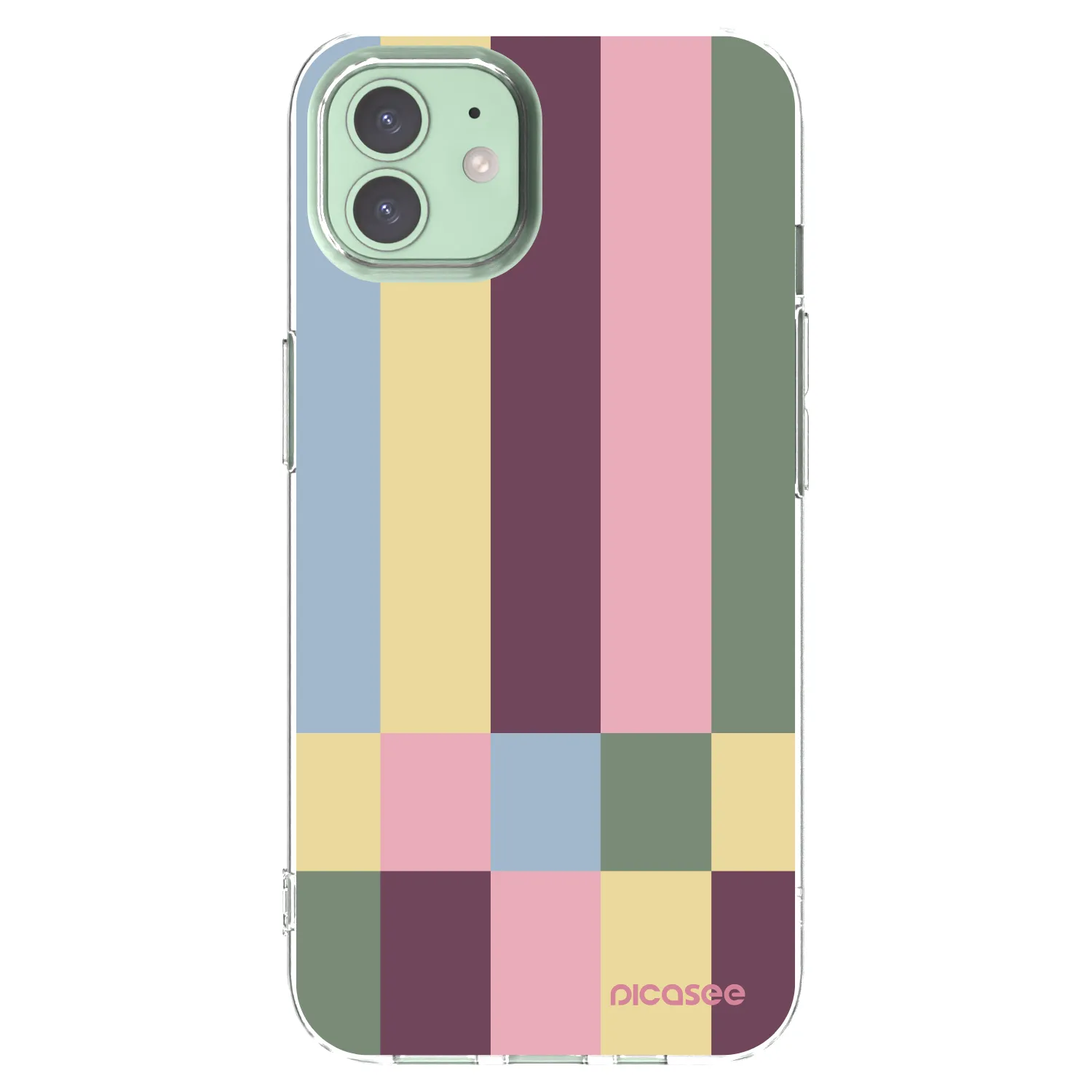 Picasee διαφανής θήκη σιλικόνης Apple iPhone 12 Pro - Lobby tiles