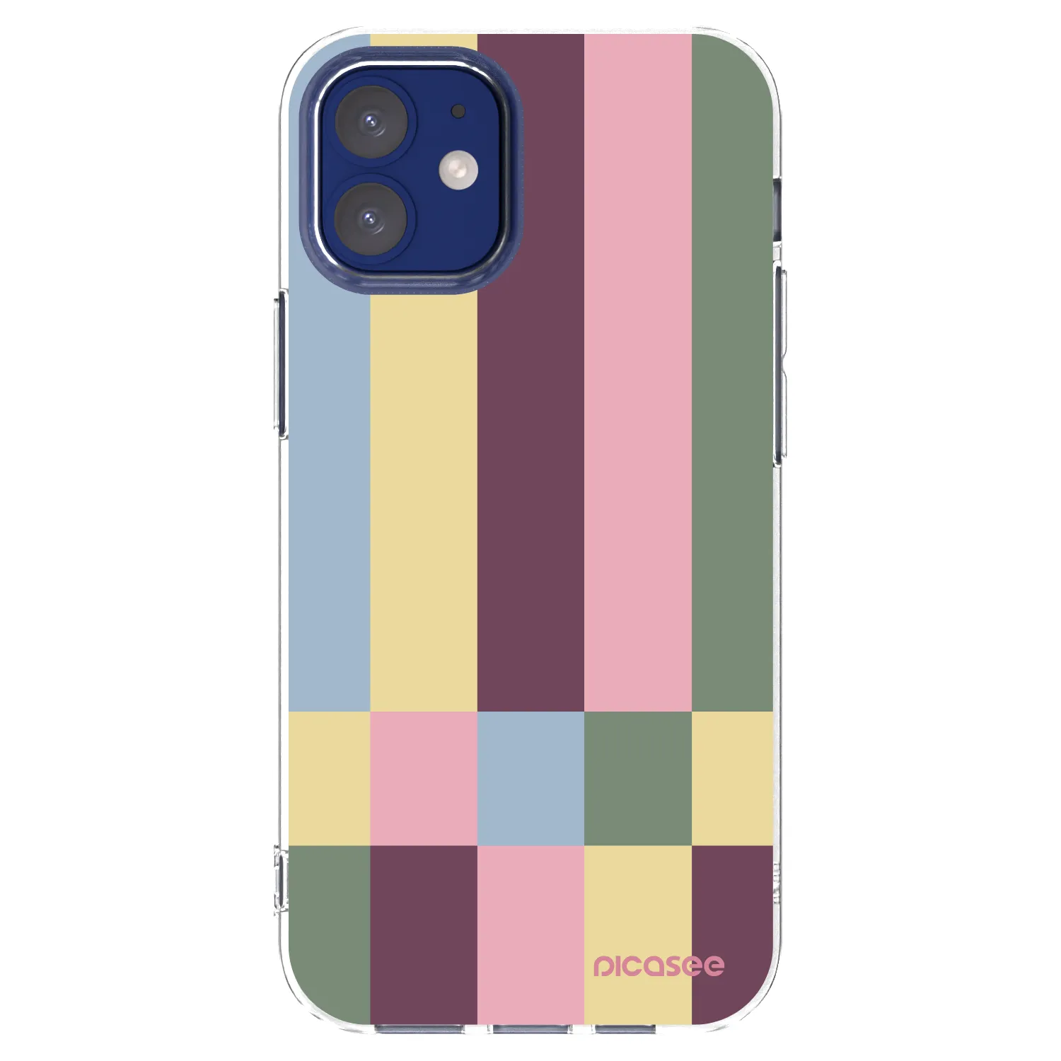 Picasee διαφανής θήκη σιλικόνης Apple iPhone 12 mini - Lobby tiles