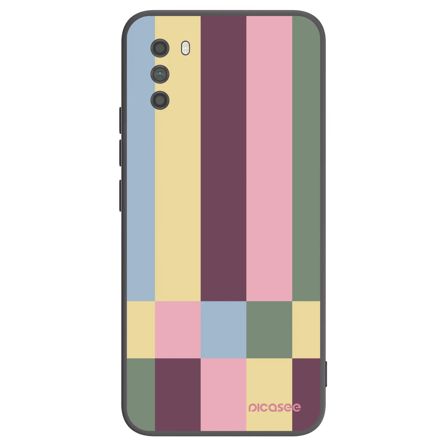 Picasee Μαύρη θήκη σιλικόνης για Xiaomi Poco M3 - Lobby tiles