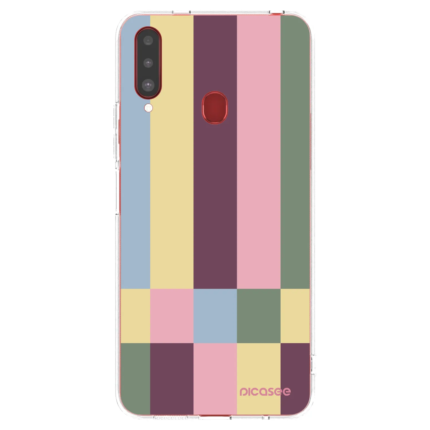 Picasee διαφανής θήκη σιλικόνης Samsung Galaxy A20s - Lobby tiles