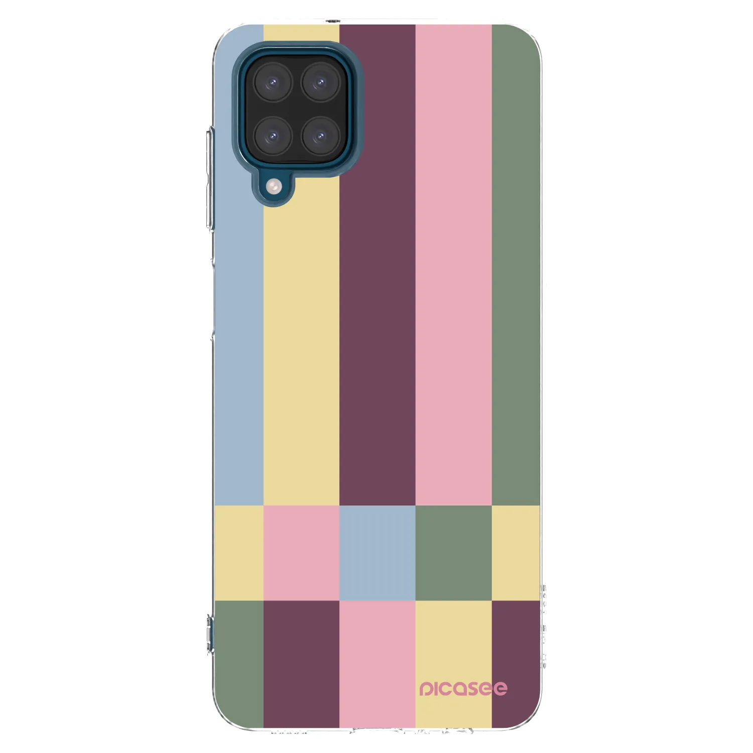 Picasee διαφανής θήκη σιλικόνης Samsung Galaxy A12 A125F - Lobby tiles