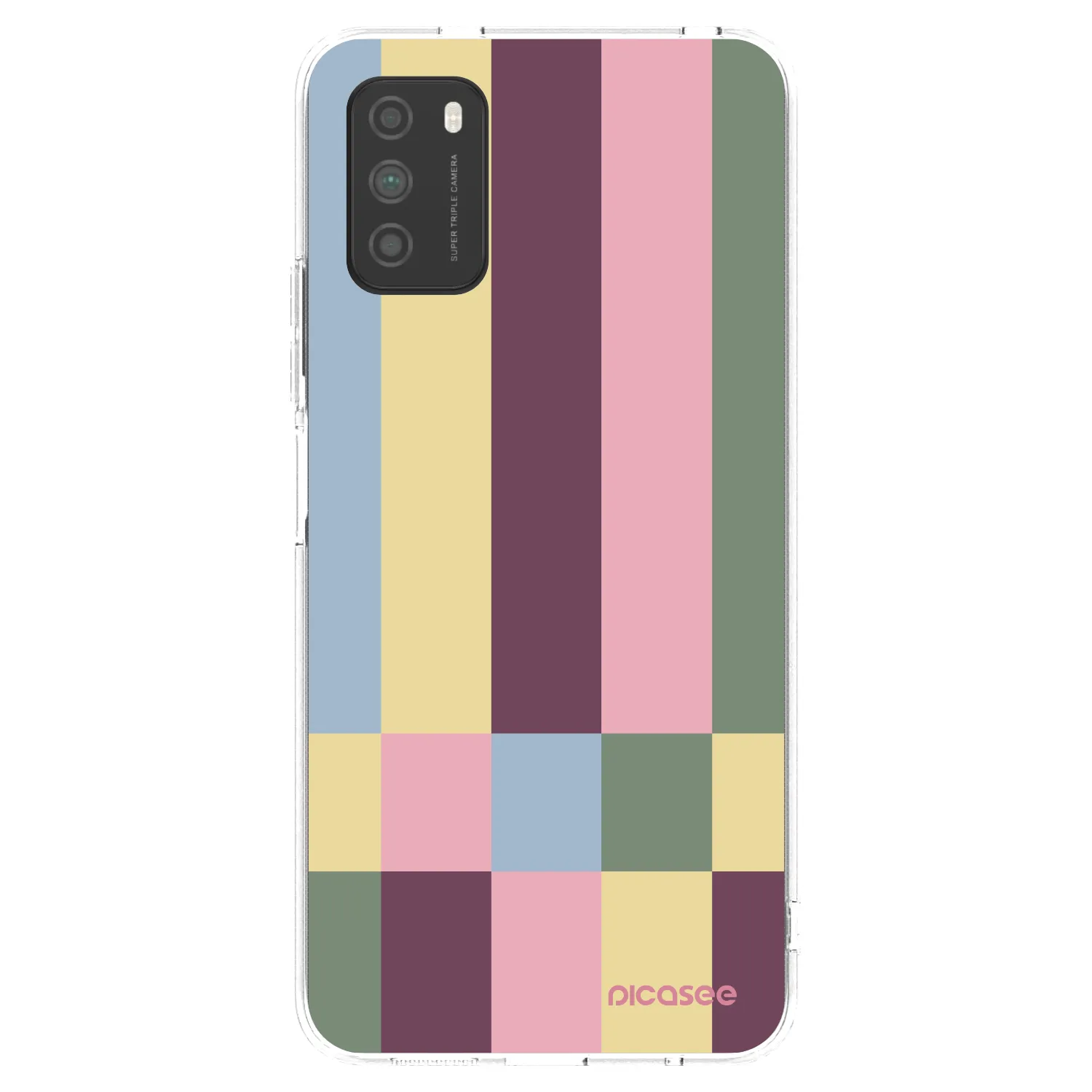 Picasee διαφανής θήκη σιλικόνης Xiaomi Poco M3 - Lobby tiles