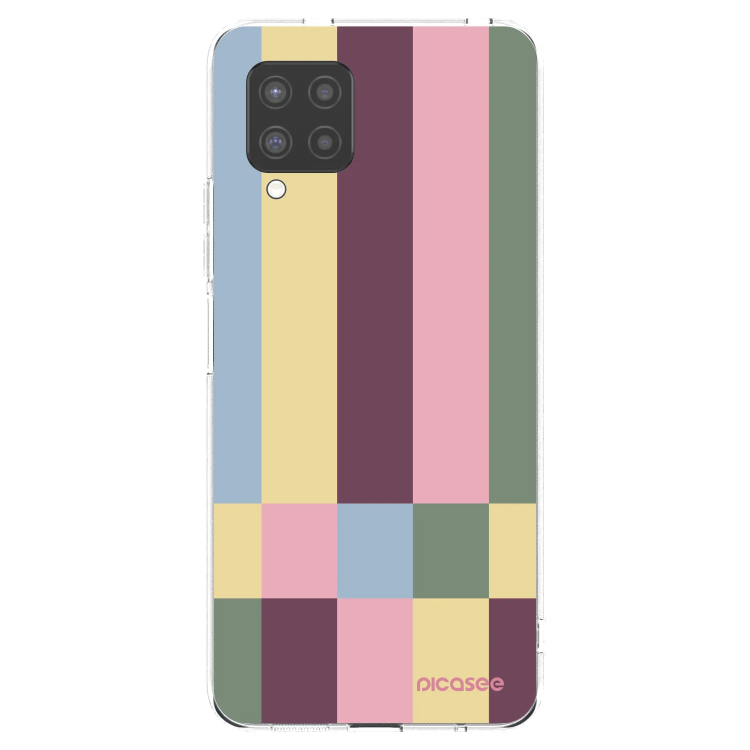 Picasee διαφανής θήκη σιλικόνης Samsung Galaxy A42 A426B - Lobby tiles