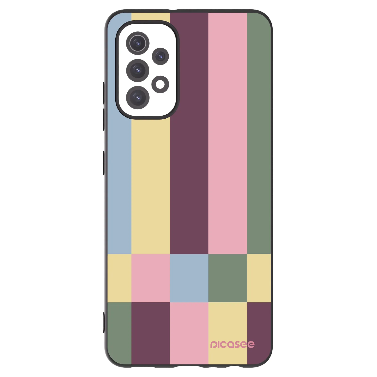Picasee Μαύρη θήκη σιλικόνης για Samsung Galaxy A32 5G A326B - Lobby tiles